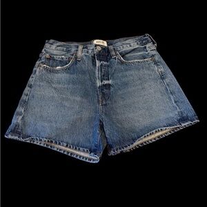 AGOLDE PARKER DENIM BUTTON FLY SHORTS SIZE 27